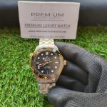 Omega Seamaster Two Tone 300M Automatic 42MM Black Dial Gold  Men’s Wrist Watch