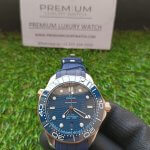 Omega seamaster blue rubber strap 300M Co‑Axial Master Chronometer 42 Mm Automatic Men’s Watch