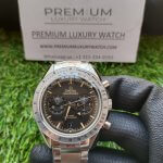 Omega Speedmaster Chronograph ’57 Co-Axial Master Chronometer 40.5mm Silver Bezel Black Dial Men’s Wrist Watch
