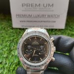 Omega Speedmaster Chronograph ’57 Co-Axial Master Chronometer 40.5mm Silver Bezel Black Dial Men’s Wrist Watch