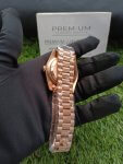 Rolex Datejust 36MM Rose Gold Silver Dial President Bracelet Men’s Watch/Unisex Wrist Watch