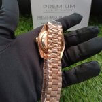 Rolex Datejust 36MM Rose Gold Silver Dial President Bracelet Men’s Watch/Unisex Wrist Watch
