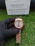 Rolex Datejust 36MM Rose Gold Silver Dial President Bracelet Men’s Watch/Unisex Wrist Watch
