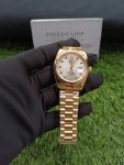 Rolex Datejust 36MM Gold Silver Diamond Dial President Bracelet Men’s Watch/Unisex Wrist Watch
