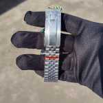 Rolex GMT Master II white gold Halloween Edition Dual Tone Black Dial & Orange/Black Ceramic Bezel Jubilee Bracelet