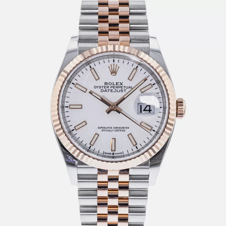 rolex oyster perpetual two tone