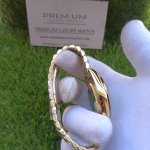 Rolex Day-Date Gold Green Dial 41MM Fluted Bezel President Bracelet Watch