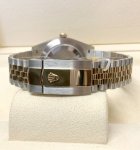 Two Tone Rolex Datejust 41mm 126303 Wimbledon Dial Fixed Jubilee Bracelet Wrist Watch
