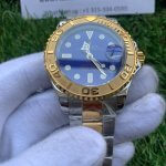 Rolex Yacht master blue & Gold Dial | Stainless Steel | Oyster bracelet watch