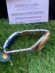 Rolex Yacht master blue & Gold Dial | Stainless Steel | Oyster bracelet watch