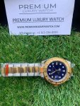 Rolex Yacht master blue & Gold Dial | Stainless Steel | Oyster bracelet watch