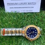 Rolex Yacht master blue & Gold Dial | Stainless Steel | Oyster bracelet watch