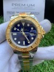 Rolex Yacht master blue & Gold Dial | Stainless Steel | Oyster bracelet watch