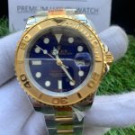 Rolex Yacht master blue & Gold Dial | Stainless Steel | Oyster bracelet watch