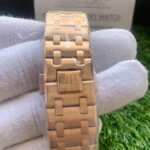 AP Royal Oak Rose Gold Chronograph Brown Dial 42mm Stainless Steel Watch