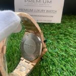 AP Royal Oak Rose Gold Chronograph Brown Dial 42mm Stainless Steel Watch