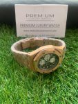 AP Royal Oak Rose Gold Chronograph Brown Dial 42mm Stainless Steel Watch
