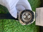 Audemars Piguet Royal Oak Offshore Black Dial 44MM Rubber Strap Men's Watch