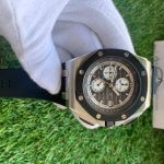 Audemars Piguet Royal Oak Offshore Black Dial 44MM Rubber Strap Men's Watch