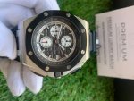 Audemars Piguet Royal Oak Offshore Black Dial 44MM Rubber Strap Men's Watch