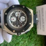 Audemars Piguet Royal Oak Offshore Black Dial 44MM Rubber Strap Men's Watch