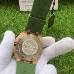 Audemars Piguet Royal Oak Offshore Green Dial Chronograph Green Rubber Strap 44MM Dial Watch