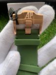 Audemars Piguet Royal Oak Offshore Green Dial Chronograph Green Rubber Strap 44MM Dial Watch