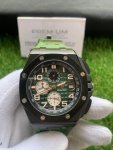 AP Royal Oak Green Dial Offshore Chronograph Black Case Rubber Strap 44MM Watch