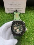 AP Royal Oak Green Dial Offshore Chronograph Black Case Rubber Strap 44MM Watch