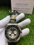 Audemars Piguet Panda Royal Oak Offshore Ceramic 44mm Chrono Steel Black Dial Watch