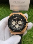 Audemars Piguet Royal Oak Chronograph Rose Gold Black Dial 44MM Offshore Men's Watch