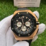Audemars Piguet Royal Oak Chronograph Rose Gold Black Dial 44MM Offshore Men's Watch
