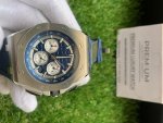 Audemars Piguet Royal Oak Offshore Blue Dial 44MM Rubber Strap Steel Chronograph Men's Watch