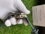 Audemars Piguet Royal Oak Offshore Blue Dial 44MM Rubber Strap Steel Chronograph Men's Watch