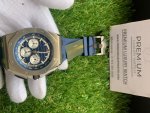 Audemars Piguet Royal Oak Offshore Blue Dial 44MM Rubber Strap Steel Chronograph Men's Watch