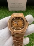 Patek Nautilus Rose Gold Yellow Dial Automatic Men's Watch