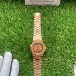 Patek Nautilus Rose Gold Yellow Dial Automatic Men's Watch