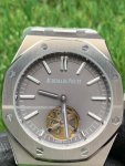 Audemars Piguet Royal Oak Jumbo Extra Thin Series Tourbillon Black Dial Stainless Steel watch