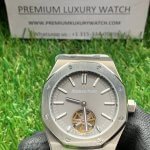 Audemars Piguet Royal Oak Jumbo Extra Thin Series Tourbillon Black Dial Stainless Steel watch
