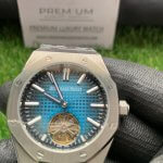 Audemars piguet Royal Oak Tourbillon Selfwinding 41MM Blue Dial Stainless Steel Watch