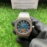 Audemars piguet Royal Oak Tourbillon Selfwinding 41MM Blue Dial Stainless Steel Watch