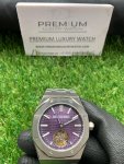 Audemars Piguet Purple Watch | Extra slim 41MM Dial | Royal Oak Tourbillon stainless steel