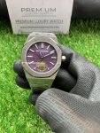 Audemars Piguet Purple Watch | Extra slim 41MM Dial | Royal Oak Tourbillon stainless steel