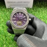 Audemars Piguet Purple Watch | Extra slim 41MM Dial | Royal Oak Tourbillon stainless steel
