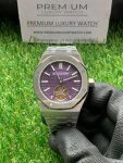 Audemars Piguet Purple Watch | Extra slim 41MM Dial | Royal Oak Tourbillon stainless steel
