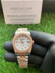 Rolex Datejust Jubilee Diamond Dial 31MM Two Tone White Dial Oyster Perpetual Watch