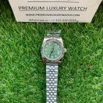 Rolex Lady Datejust Diamond 31MM Stainless Steel Green Dial Oyster Perpetual Jubilee Bracelet Watch