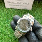 Datejust 31MM Rolex Ladies Slate Roman Dial Automatic Jubilee Bracelet Wrist Watch