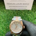 Rolex Datejust Lady 31mm Rose Gold/Steel Dial With Diamond Marker Silver Dial Oyster Perpetual Watch