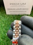 Rolex Datejust Lady 31mm Rose Gold/Steel Dial With Diamond Marker Silver Dial Oyster Perpetual Watch